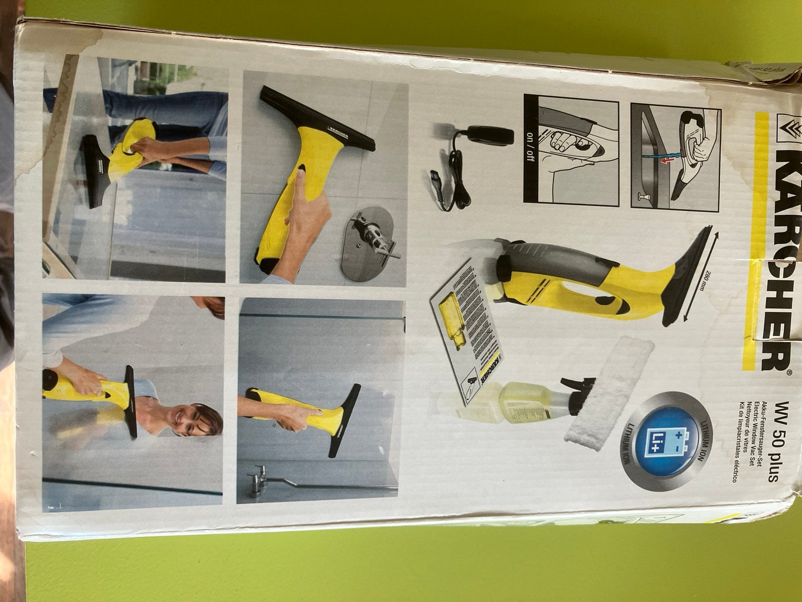 Kärcher WV 50 plus, Ophalen, Raamwisser of Trekker