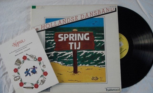 1e Hollandse Dansband - Springtij, LP, Gebruikt, Gatefold hoes, Ophalen of Verzenden
