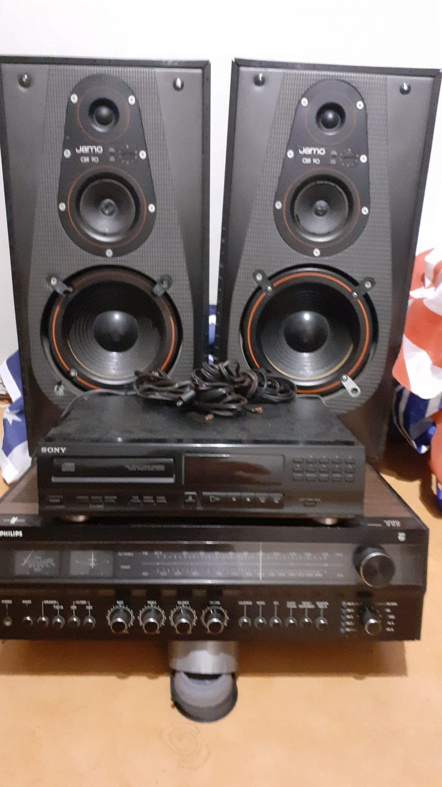 Stereo set, Audio, Tv en Foto, Ophalen, Zo goed als nieuw, Speakers, Philips