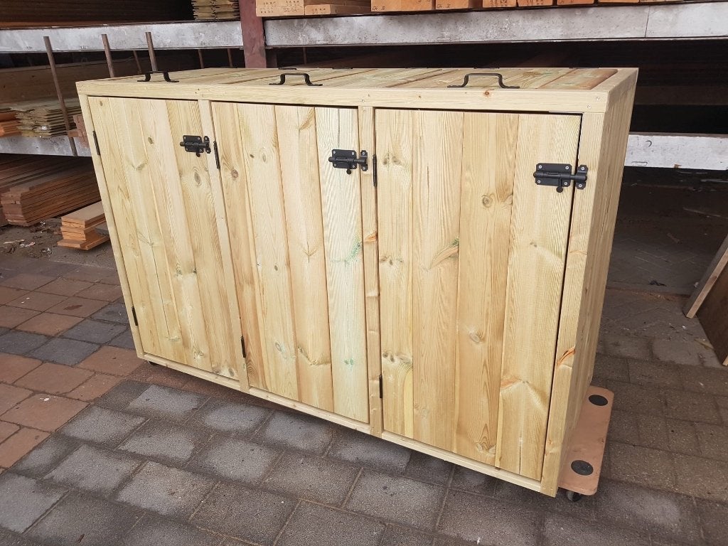 Container ombouw, kliko ombouw van geïmpregneerd tuinhout, Ophalen, Nieuw