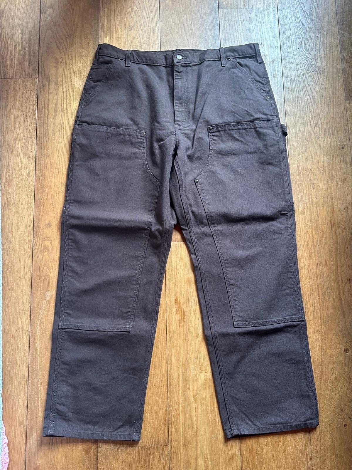 Carhartt Loose Fit Washed Duck Utility Work Pant - Bruin, Maat 52/54 (L), Bruin, Carhartt, Nieuw