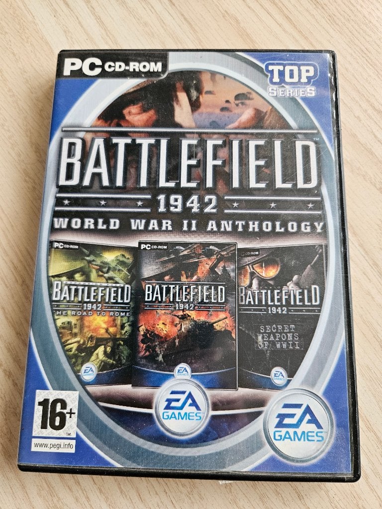 Battlefield 1942 World War II Anthology (PC CD-ROM) - 4-Disc, Spelcomputers en Games, Gebruikt, Shooter, 1 speler, Ophalen of Verzenden