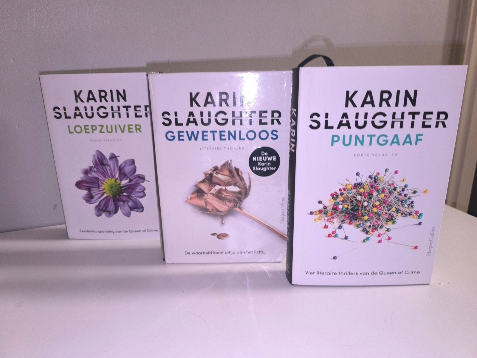 Karin Slaughter boeken: Loepzuiver, Gewetenloos, Puntgaaf, Boeken, Ophalen of Verzenden, Nieuw, Karin Slaughter
