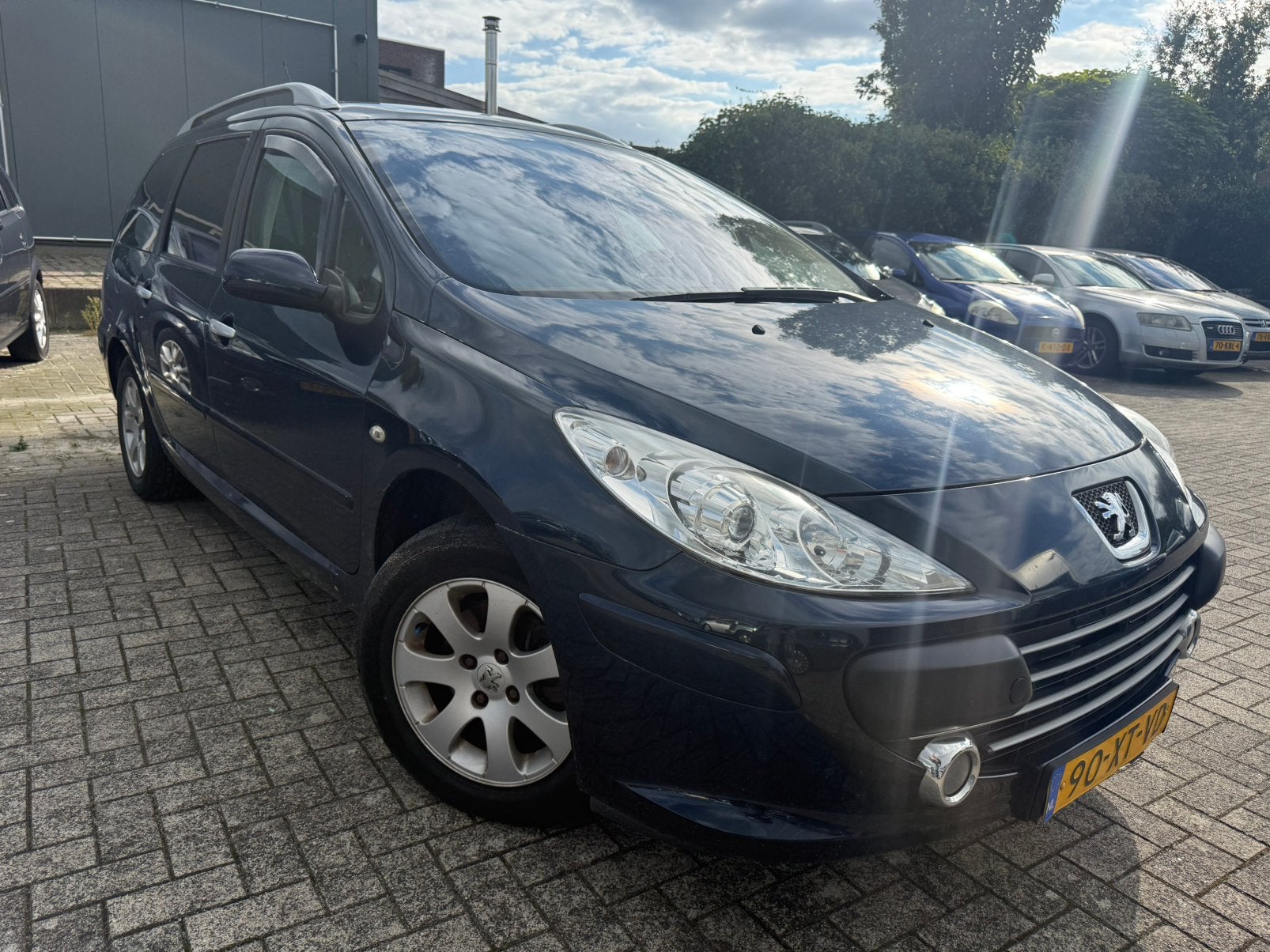 Peugeot 307 1.6-16V/ PANORAMA/16 INCH/TREKHAAK/NAP, Stof, 4 cilinders, 715 kg, Blauw