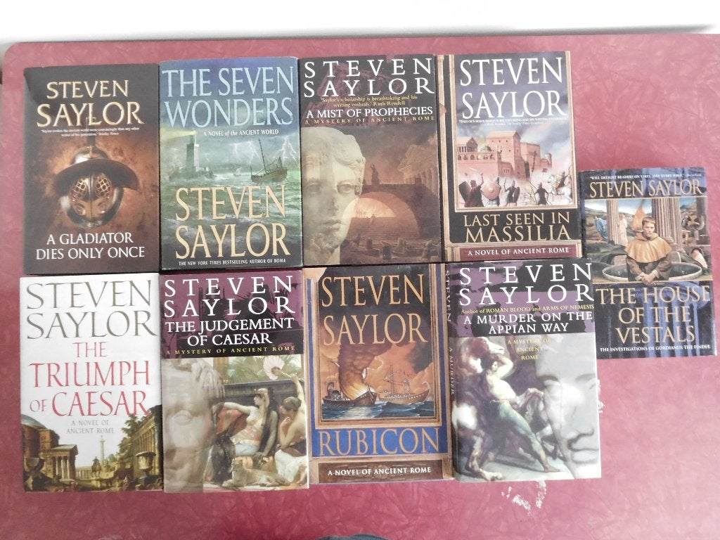 Steven Saylor The judgement of Caesar Last seen in Massilia, Ophalen of Verzenden, Zo goed als nieuw