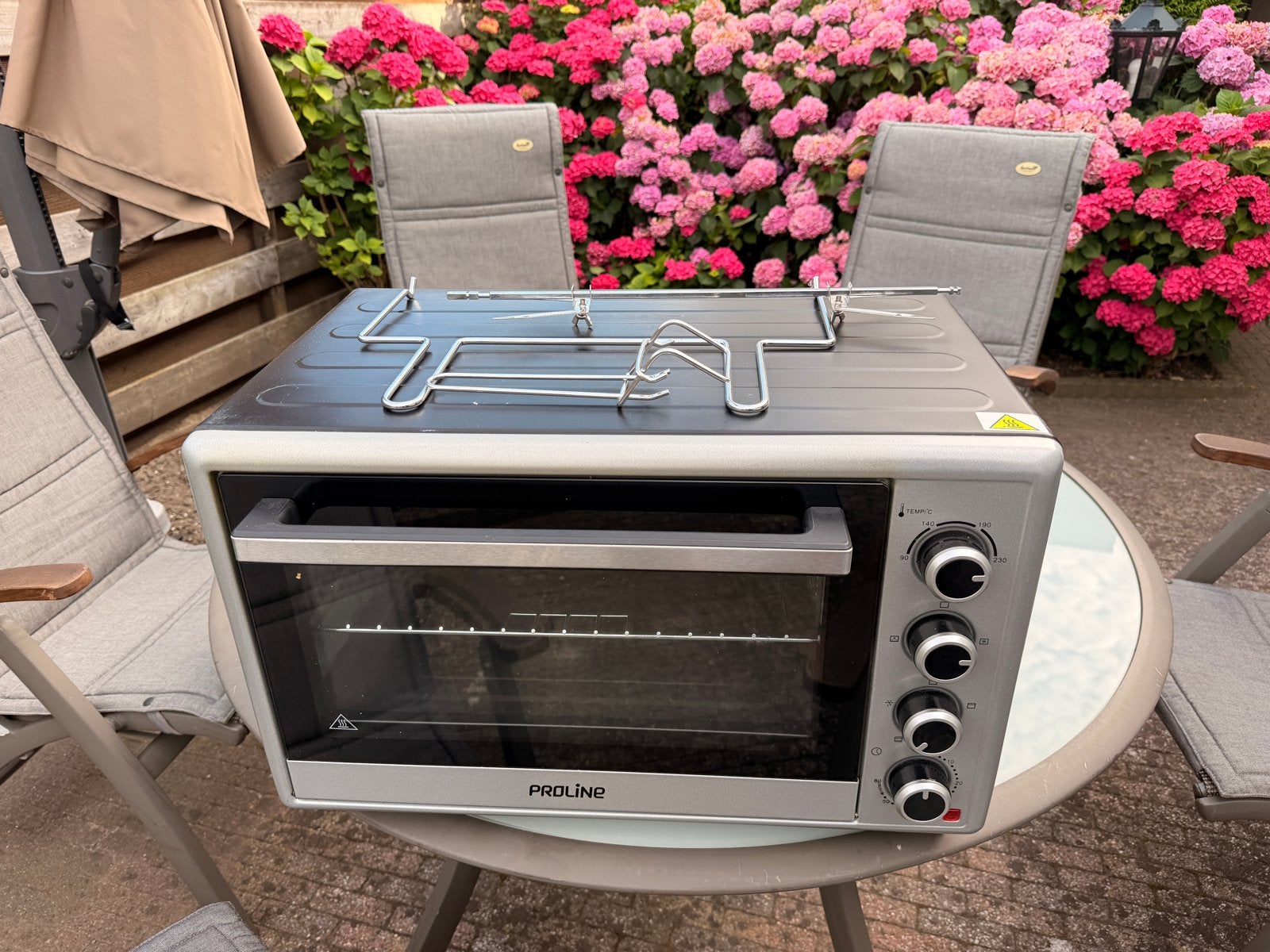 Proline Mini-oven met Grillfunctie - Compact en Veelzijdig, Witgoed en Apparatuur, Ophalen, Minder dan 45 cm, Vrijstaand, Mini-oven