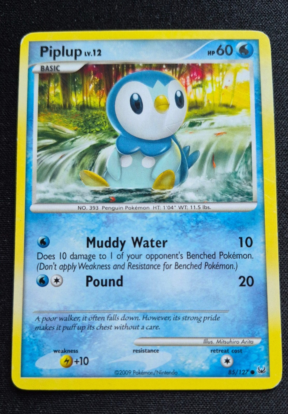 Piplup 85/127 - Platinum Series 2009, Verzenden, Gebruikt, Losse kaart