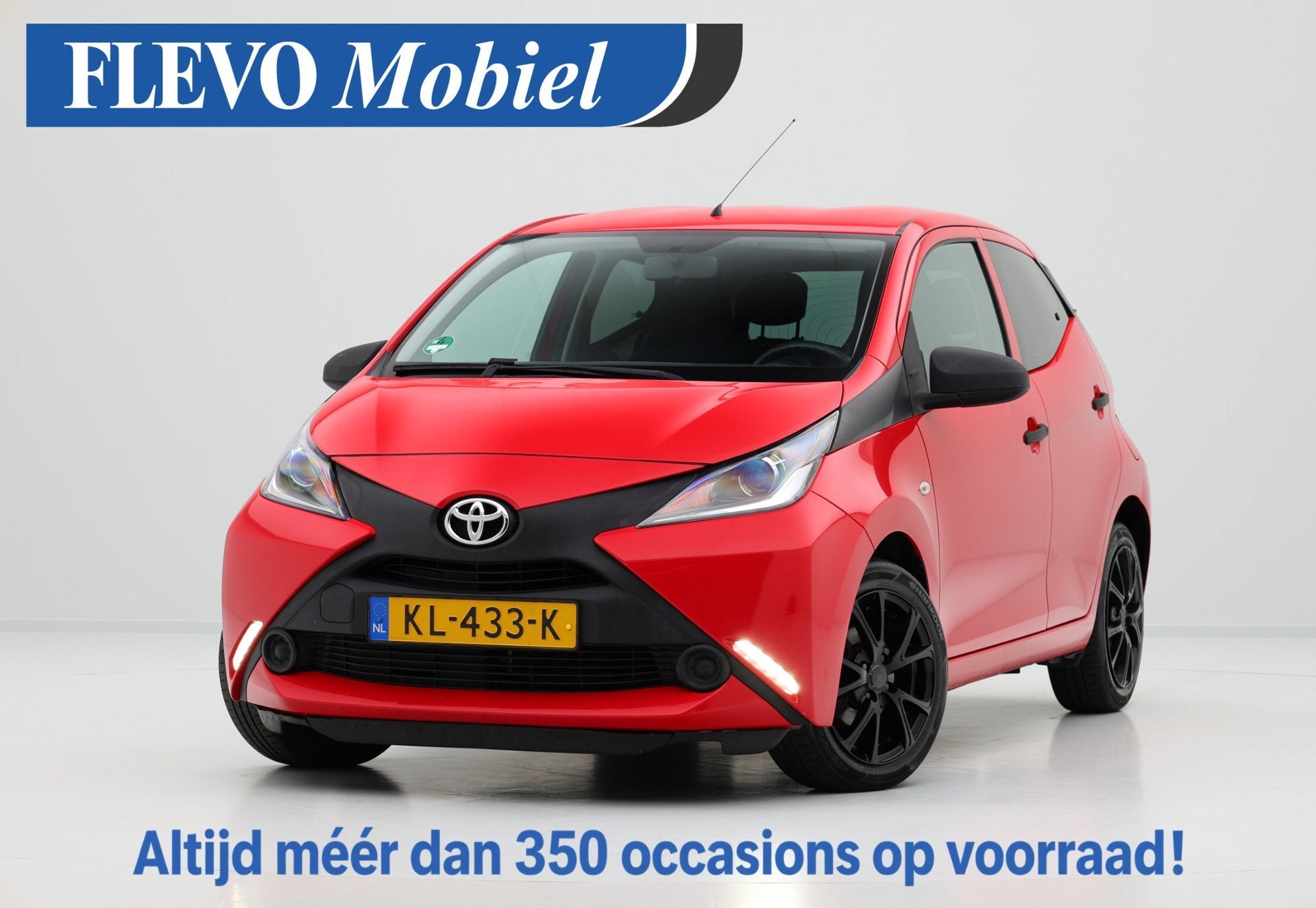 Toyota Aygo 1.0 VVT-i x-now 5-drs Airco|LMV, Auto's, Voorwielaandrijving, Stof, Gebruikt, Euro 6