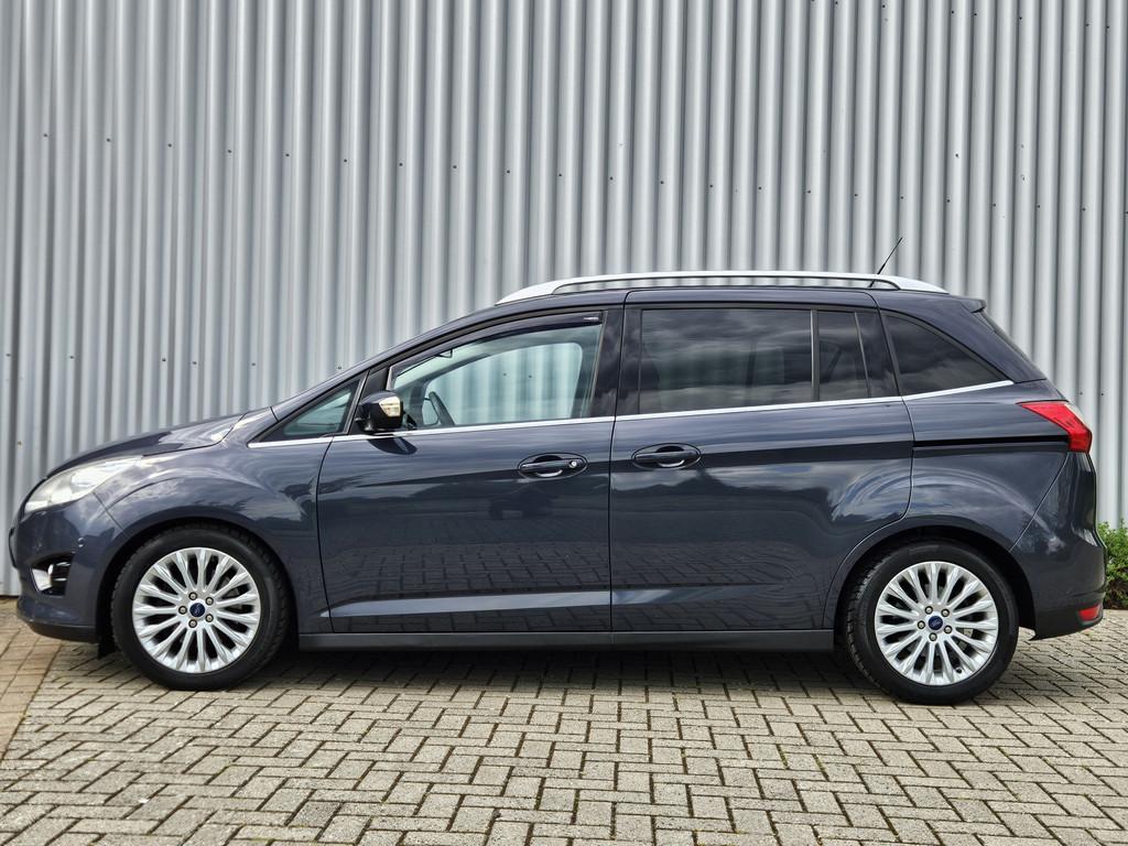 Ford Grand C-Max 1.6 Titanium /Stoelverwarming/Sony/Xenon!, Voorwielaandrijving, Stof, Gebruikt, Zwart