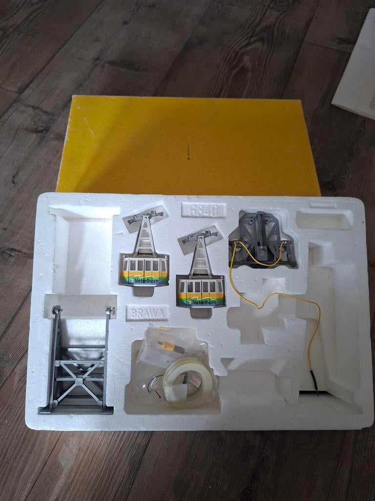 Brawa kabelbaan 6340/ 6341 ho  met bij  horende gebouwen, Ophalen of Verzenden