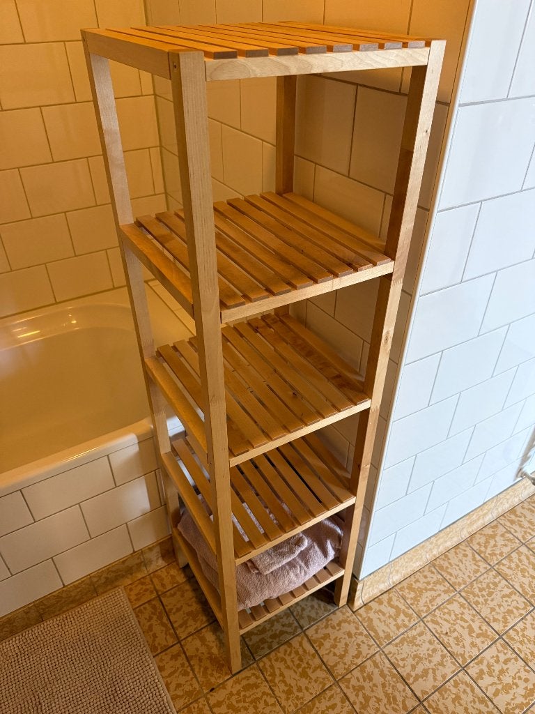Hout badkamerrek, Huis en Inrichting, Ophalen, Minder dan 50 cm, 100 tot 150 cm, Overige typen