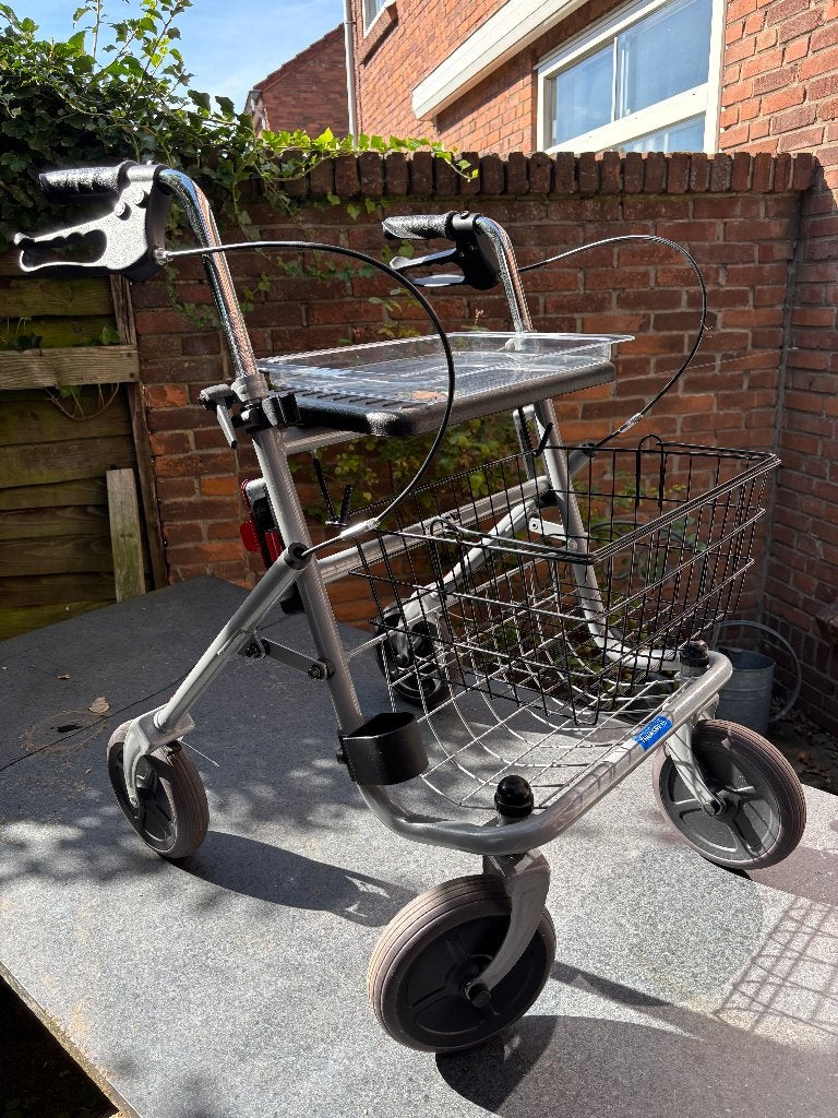Rollator (als nieuw) te koop, Diversen, Ophalen, Opvouwbaar, Zo goed als nieuw