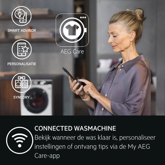 AEG wasmachine LR639AD44 - Autodose - WiFi, AEG, 1200 tot 1600 toeren, Postbus 1038 5602 BB Eindhoven, 8 tot 10 kg