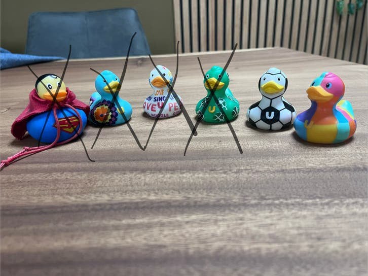 Mini badeendjes van het merk bud badeend, Ophalen, Zo goed als nieuw