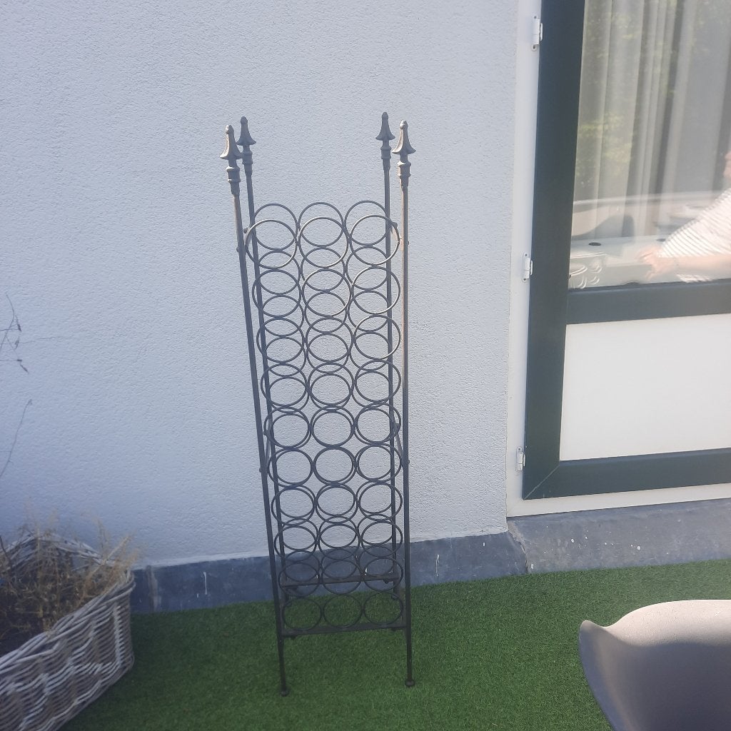 Wijnrek ijzer, Ophalen, Gebruikt, Overige materialen, 25 flessen of meer