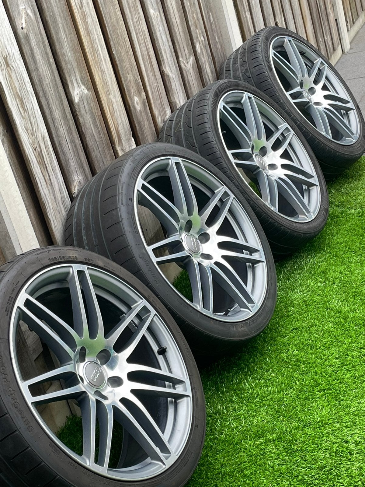 20 Inch ORIGINEEL AUDI RS oa:Mercedes+Skoda+Seat+Vw+Mini+For, Auto-onderdelen, Banden en Velgen, Ophalen, Gebruikt, 265 mm, Banden en Velgen