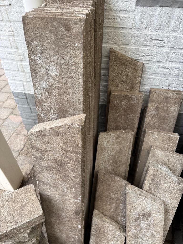Betonranden, Tuin en Terras, Bielzen en Borders, Ophalen, Gebruikt, Minder dan 25 cm, Border