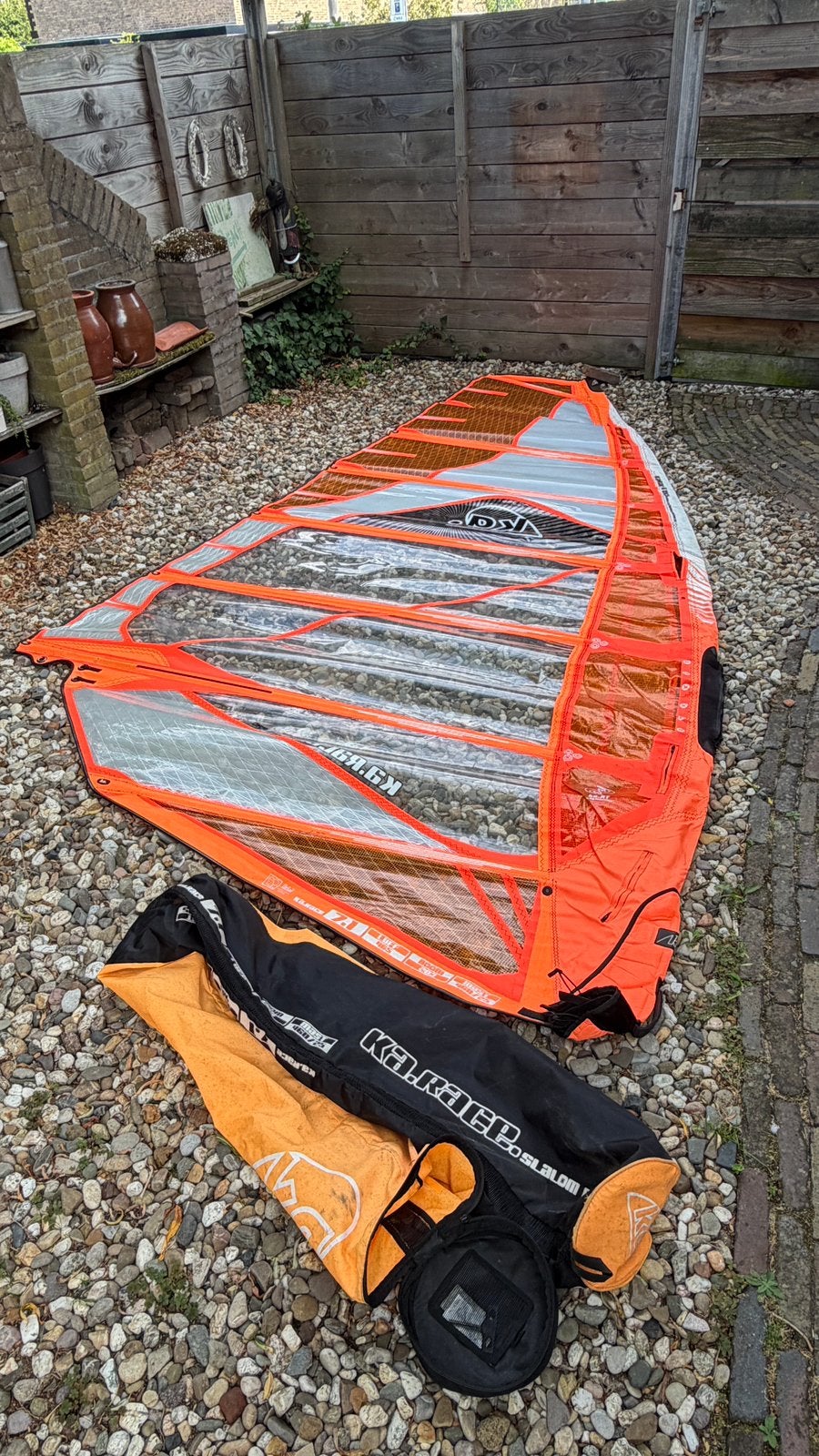 KA Sails 7.1 en 5.2 en Gaastra 6.5  surfzeilen, Ophalen, Gebruikt, Zeil