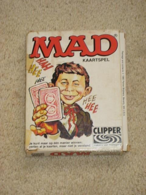 Mad kaartspel 1979, Hobby en Vrije tijd, Gezelschapsspellen | Kaartspellen, Ophalen of Verzenden, Zo goed als nieuw