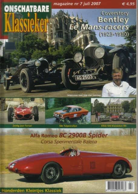 OK 7 2007 : Bentley Le Mans Racers - NSU Ro80 - Mercedes, Ophalen of Verzenden, Gelezen, Algemeen