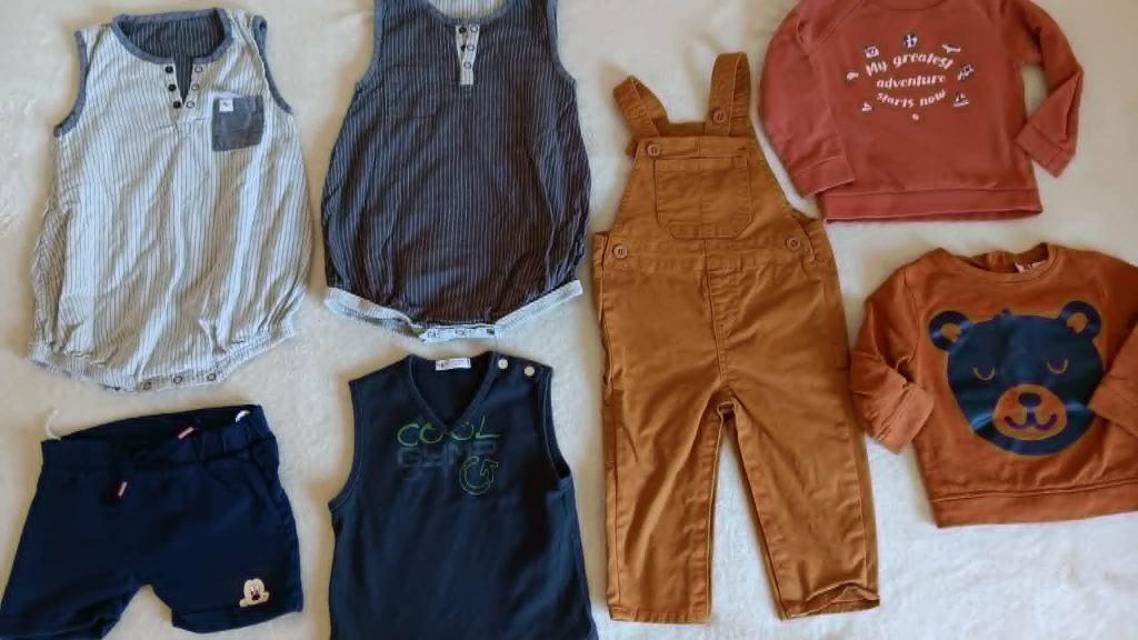 Kledij pakket jongen Maat 80 (7 stuks), Kinderen en Baby's, Babykleding | Maat 80, Ophalen, Gebruikt, Jongetje