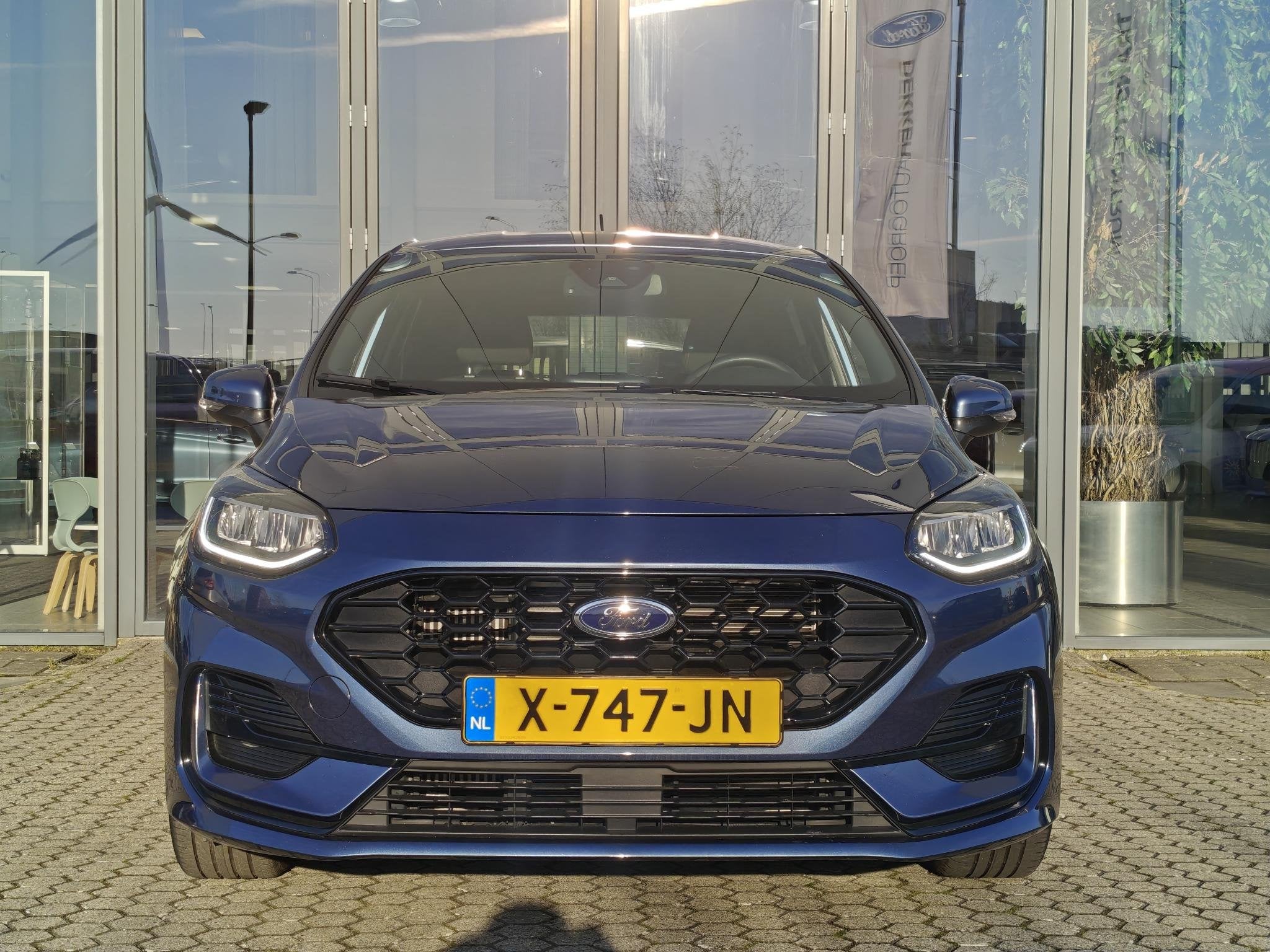 Ford Fiesta 1.0 EcoBoost Hybrid ST-Line | Winter Pack | Appl, Voorwielaandrijving, Gebruikt, Euro 6, Blauw
