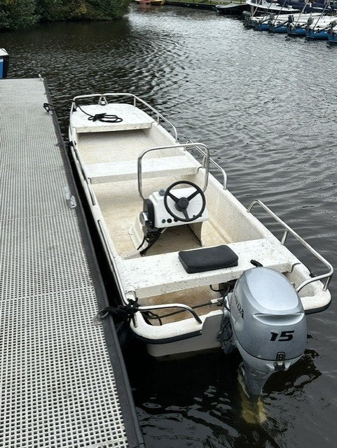 Carolina skiff J16, Watersport en Boten, Ophalen, Gebruikt, Viertaktmotor, 5 m