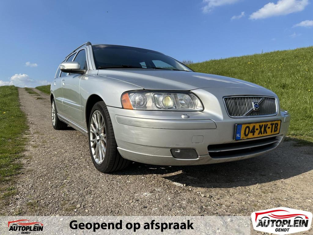 Volvo V70 2.4 Edition Sport IJskoude AIRCO!, Voorwielaandrijving, 1470 kg, Euro 4, Zilver of Grijs
