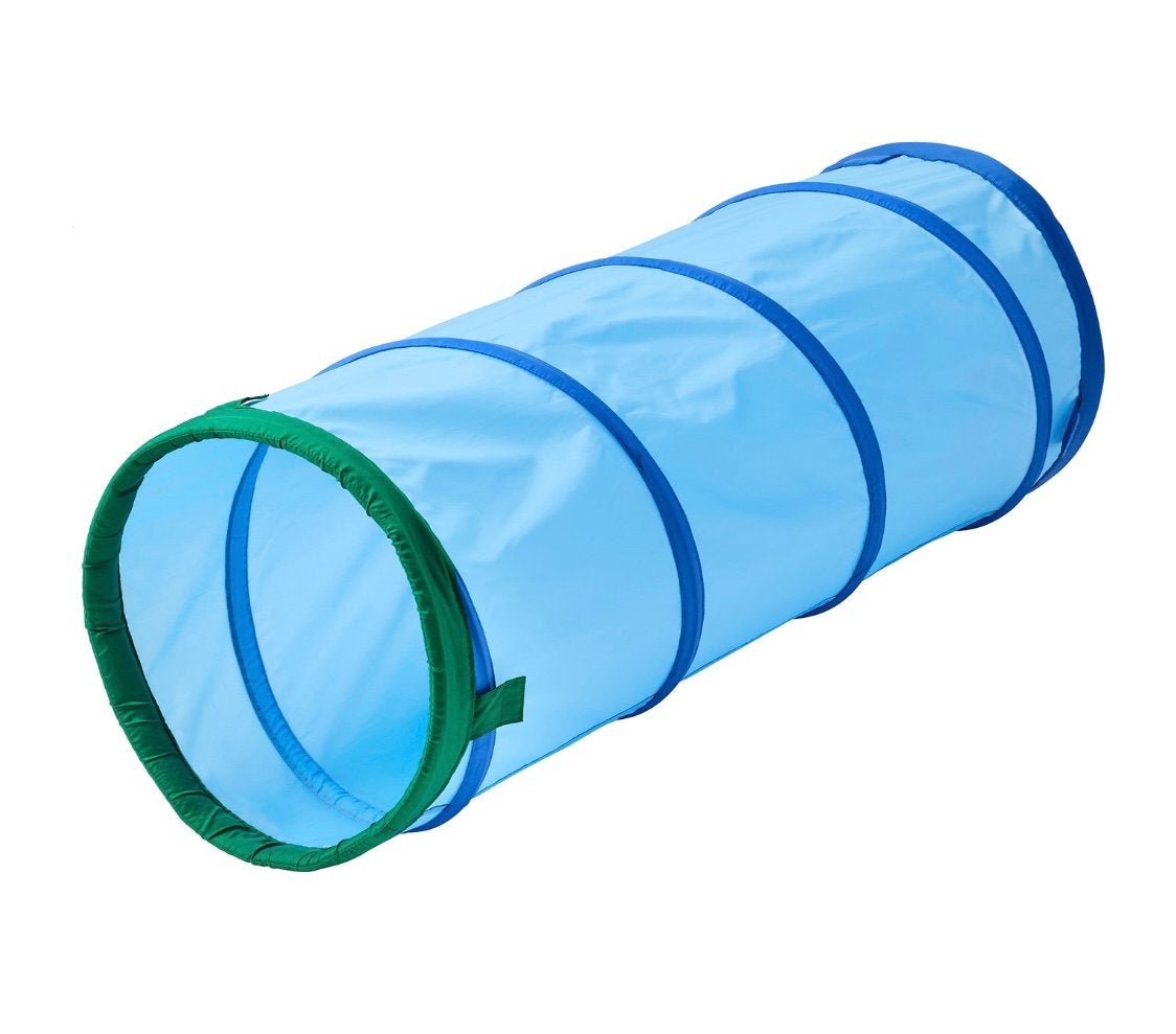 IKEA Dvärgmås kruiptunnel groen/blauw, Ophalen, Zo goed als nieuw
