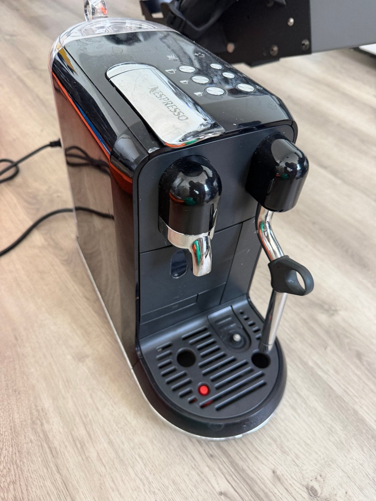 Sage Nespresso Creatista Uno (SNE500BKS) - Zwart, Koffiepads en cups, Gebruikt, Espresso apparaat, Ophalen