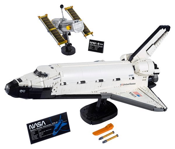 Lego Icons NASA Space Shuttle Discovery 10283 100% compleet, Lego, Ophalen of Verzenden, Zo goed als nieuw, Compleet