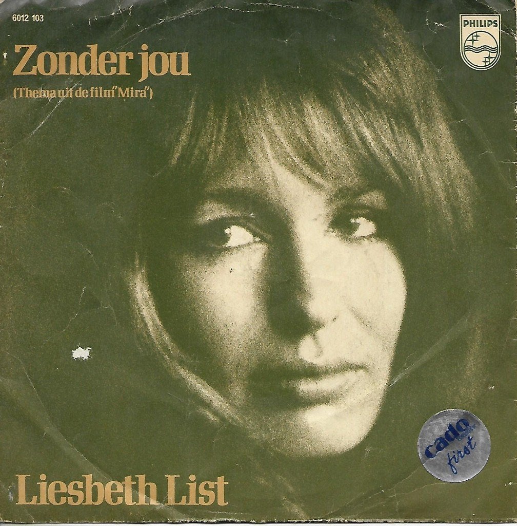 Liesbeth List + Georges Delerue – Zonder Jou, Cd's en Dvd's, Vinyl Singles, Ophalen of Verzenden, Gebruikt, 7 inch, Nederlandstalig