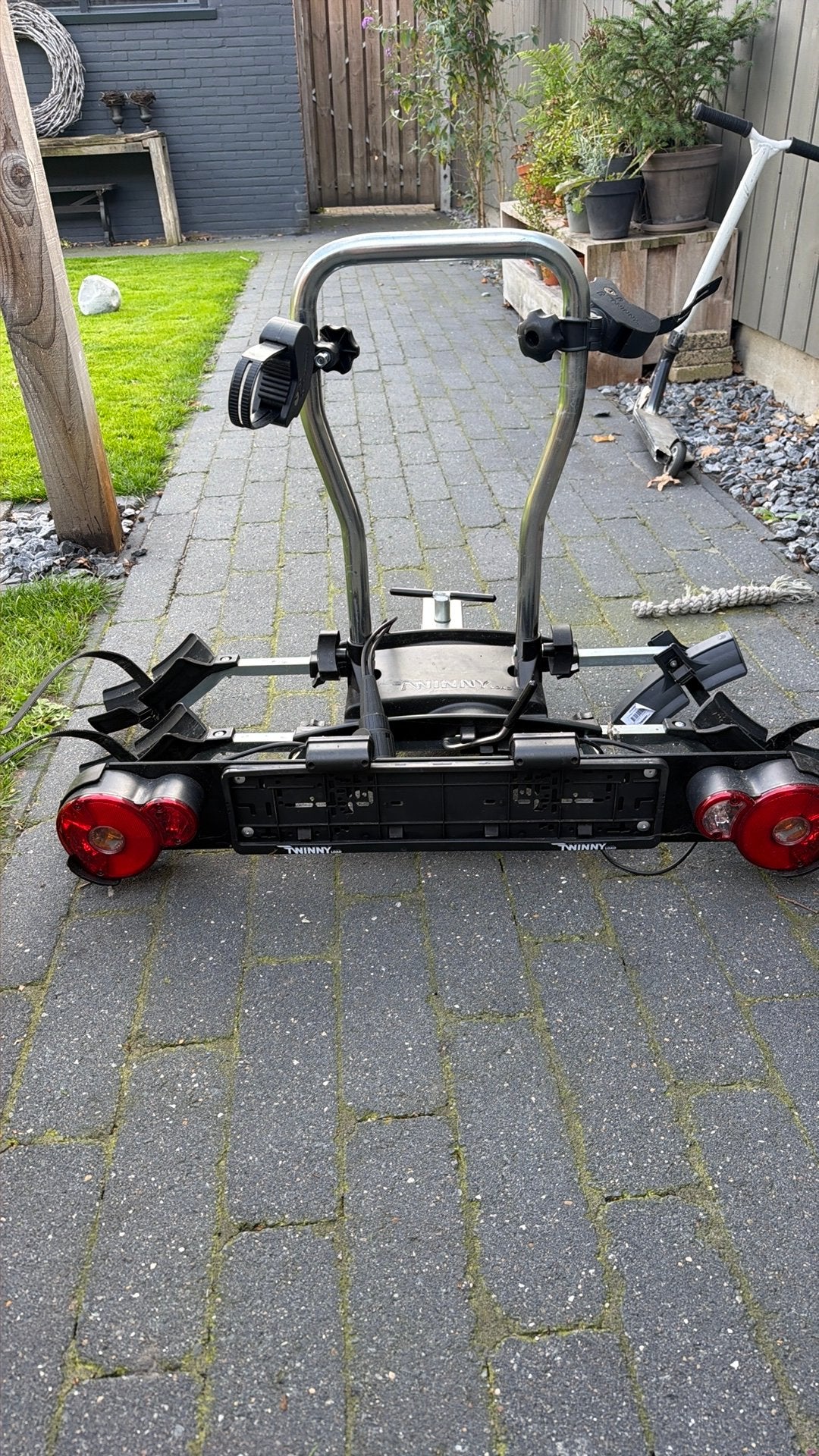 Twinny Load e-Carrier II fietsendrager, Ophalen, Gebruikt