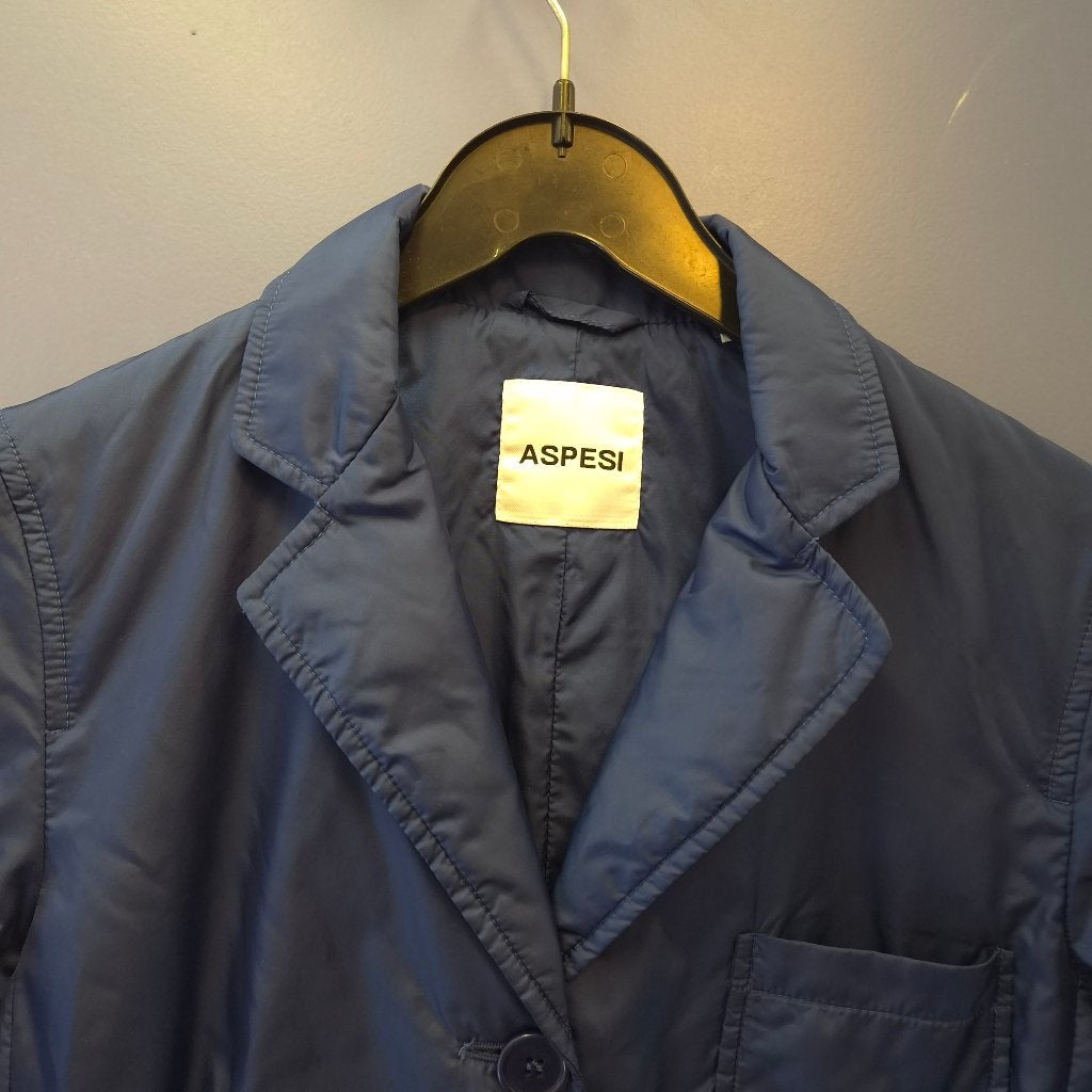 Aspesi Ricciola Summer jasje donkerblauw XS Thermore 51970, Blauw, Info@aspesi.com, Ophalen of Verzenden, Zo goed als nieuw