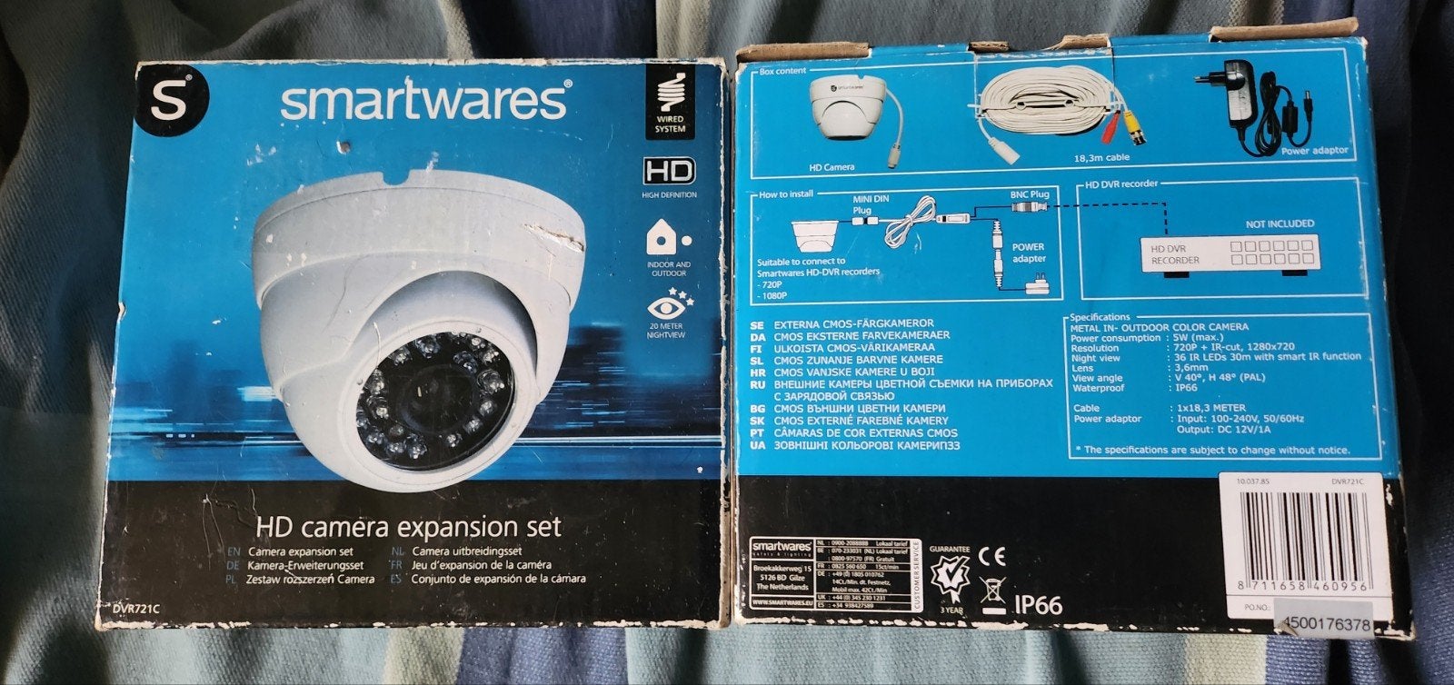 2x Smartwares HD Buitencamera, Ophalen, Nieuw, Buitencamera