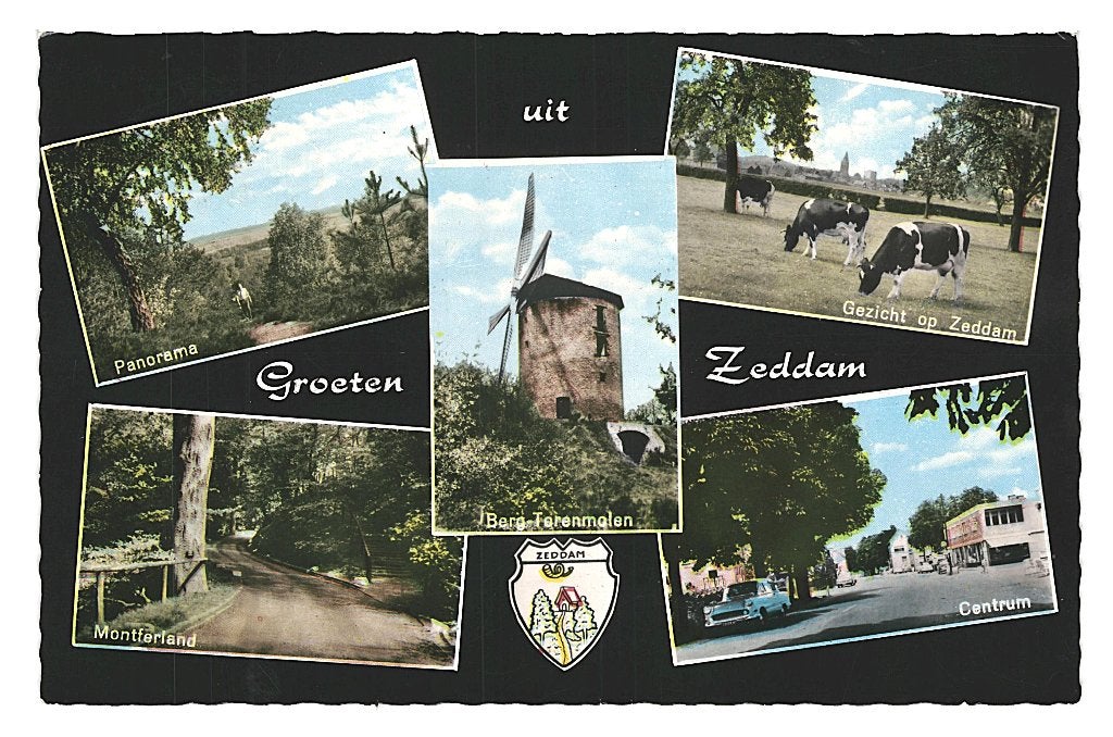 939711 Zeddam  1965 _Nette oude kaart Gelopen met postzegel