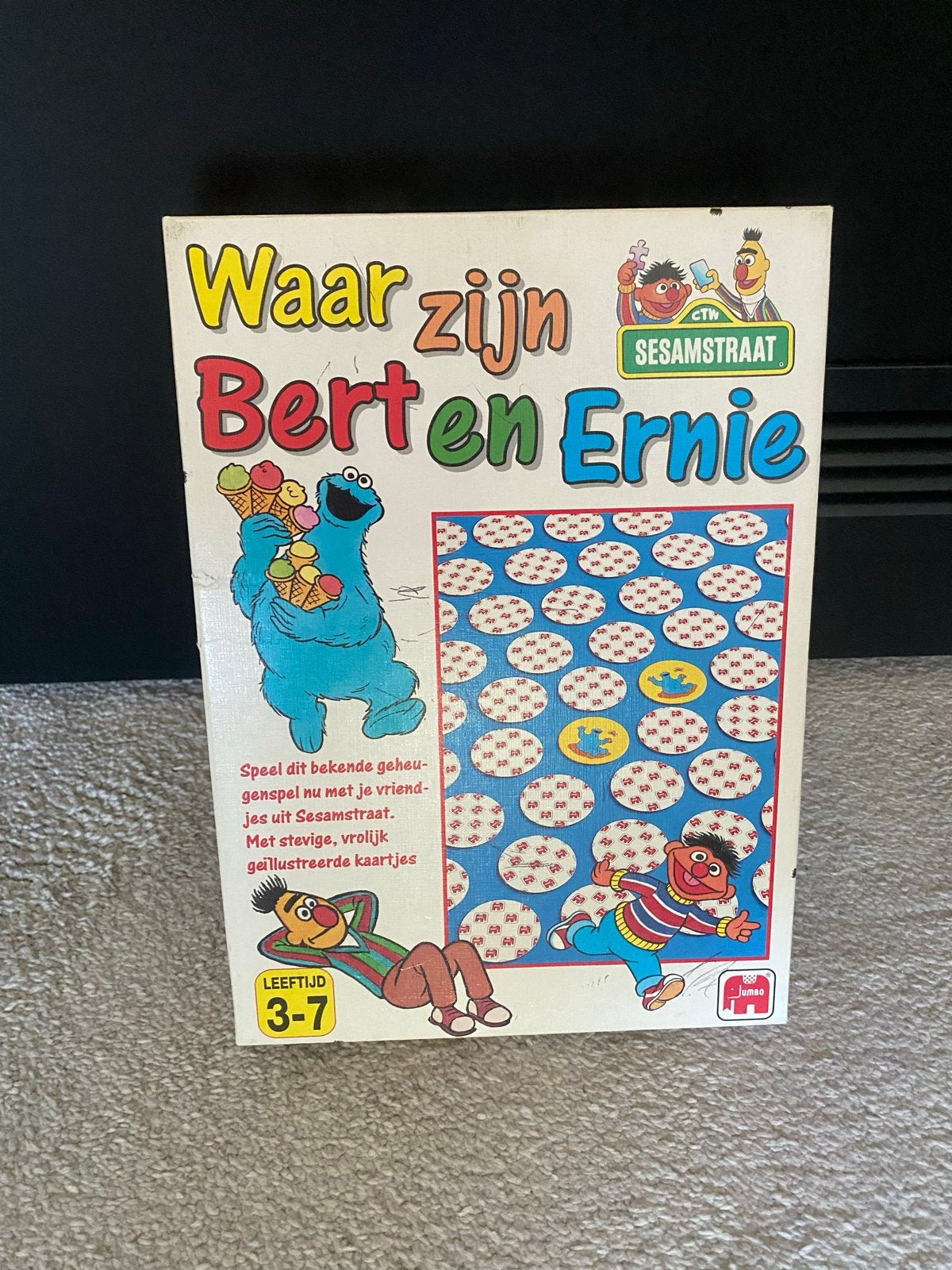 Waar zijn Bert en Ernie? Sesamstraat geheugenspel, Ophalen of Verzenden, Gebruikt, 2 tot 4 jaar