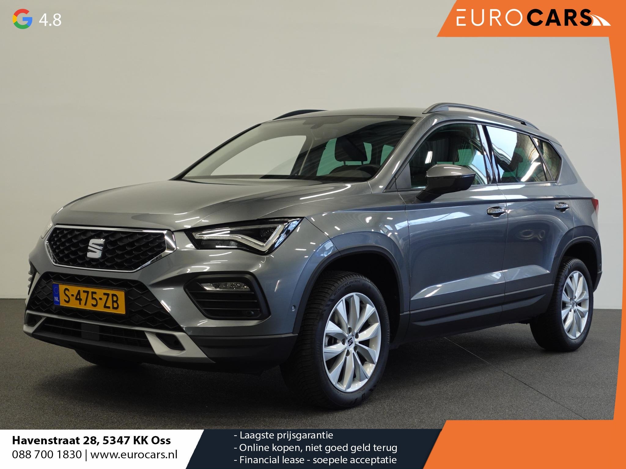 SEAT Ateca 1.5 TSI Style DSG Business Intense Climate Contro, Auto's, Seat, Stof, 4 cilinders, Ateca, Origineel Nederlands