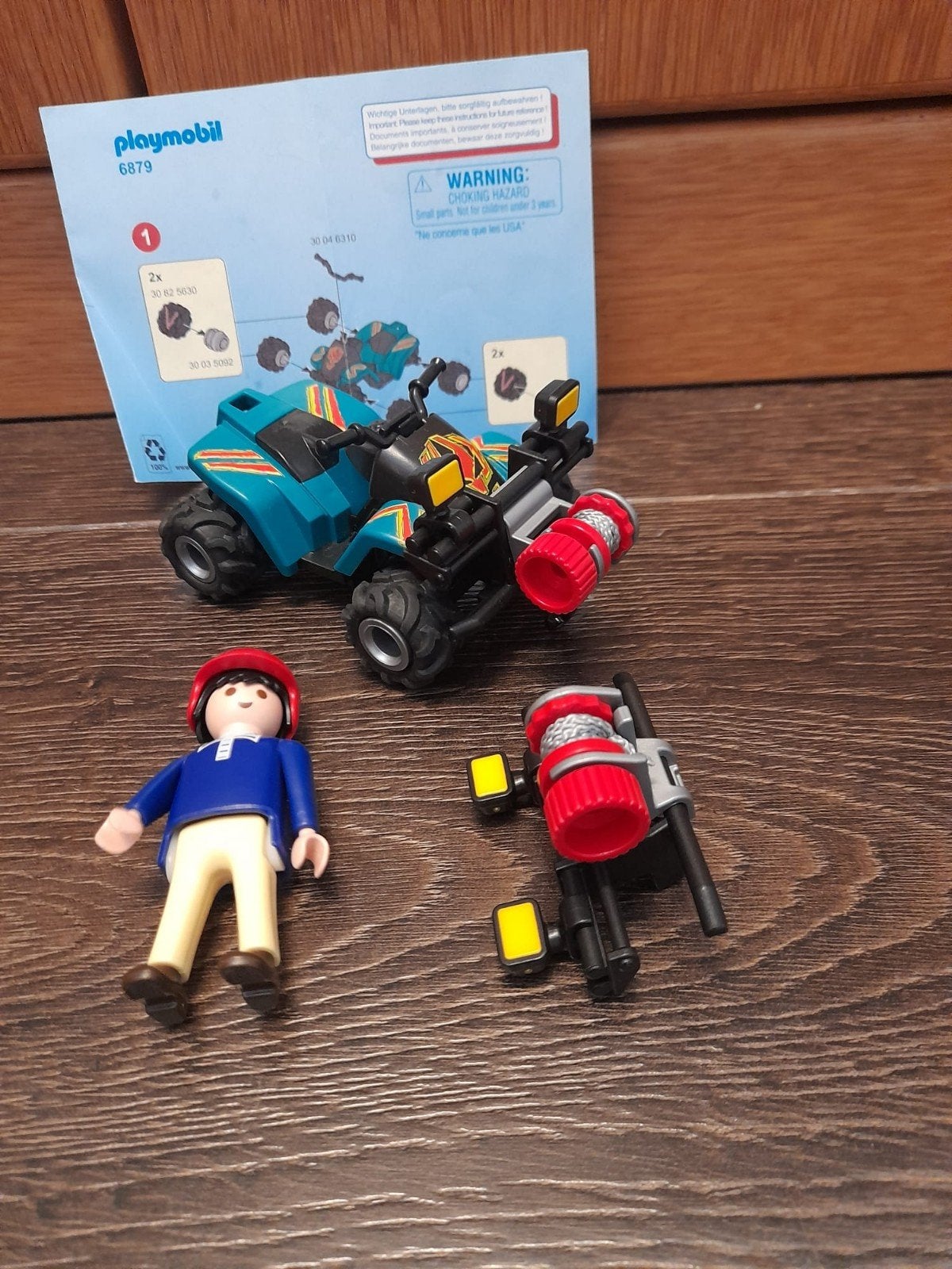 Playmobil 6879 – Bandiet en Quad met Lier ️, Ophalen of Verzenden, Zo goed als nieuw, Complete set, Voertuig