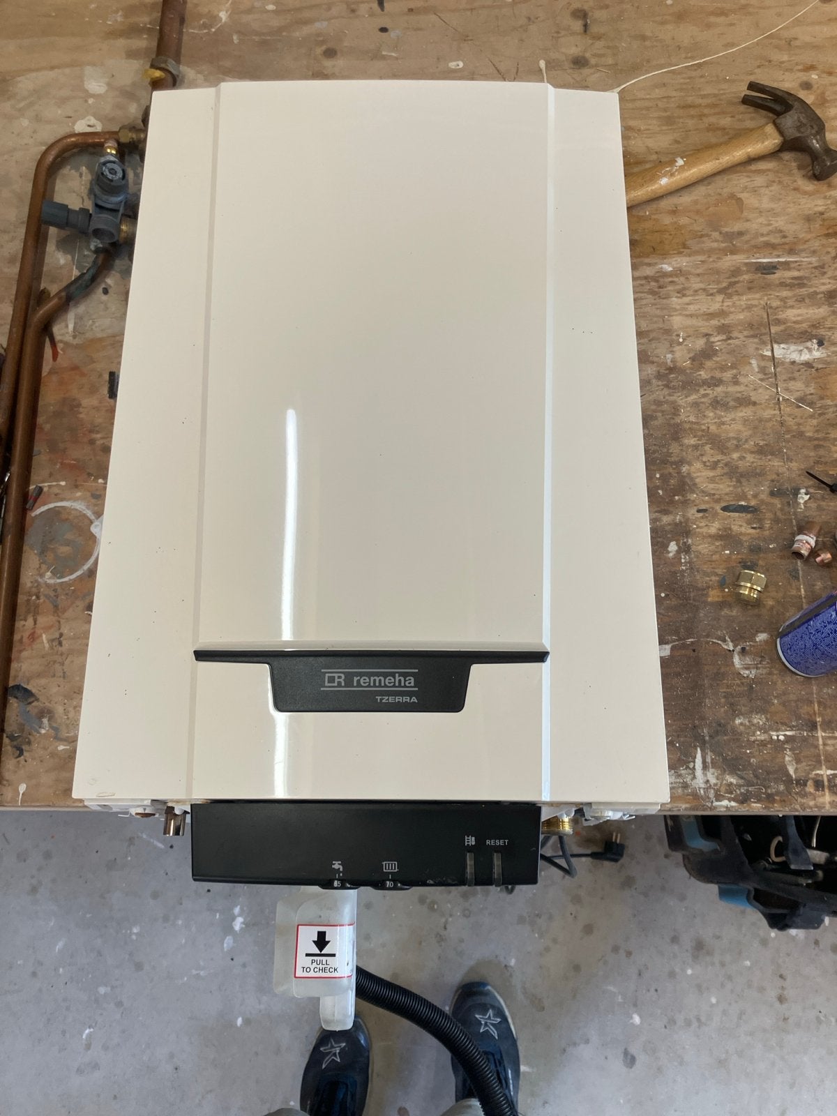 Remeha Tzerra M 39c plus CV-ketel uit 2015, 30 tot 80 cm, Gebruikt, Hoog rendement (Hr), Cv-ketel of Combi-ketel