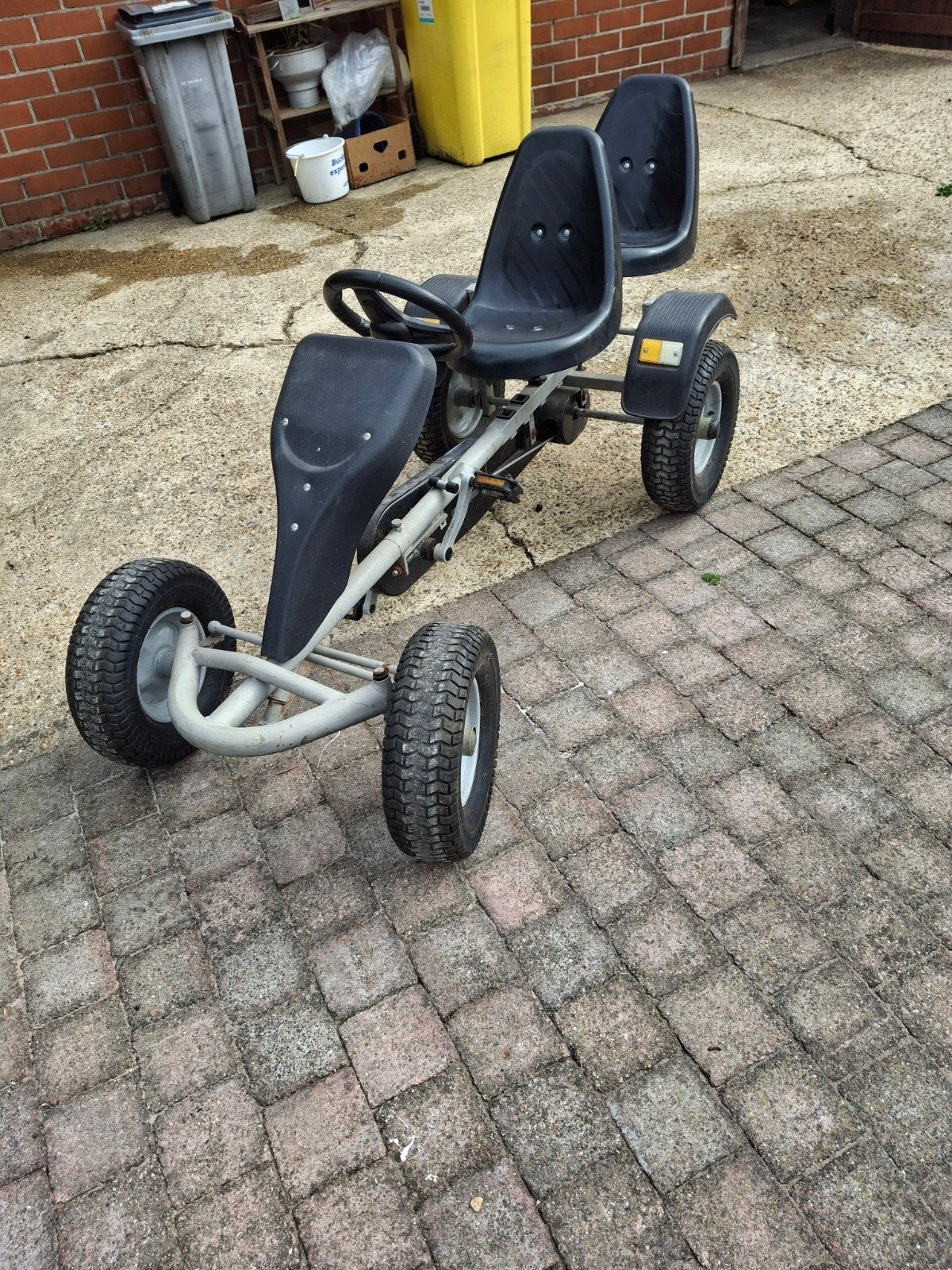 Skate-gocart met duozit, Kinderen en Baby's, Speelgoed | Buiten | Skelters, Ophalen of Verzenden, Gebruikt, Overige merken, Duozit