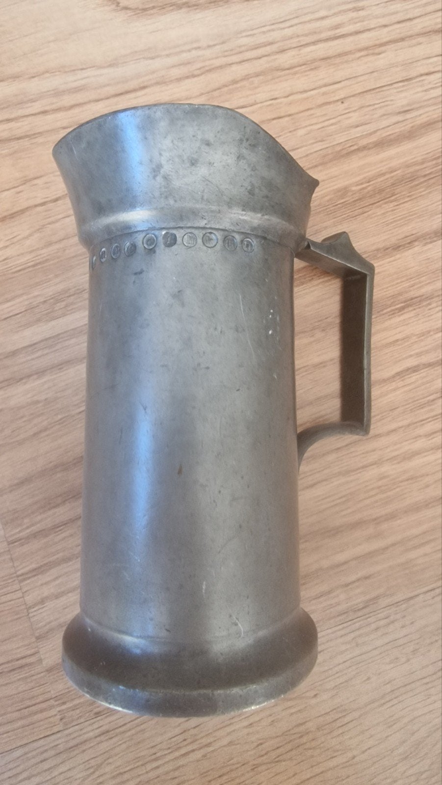 Antieke tinnen kan 'Halve Liter' van Reynders te Delft, Antiek en Kunst, Verzenden