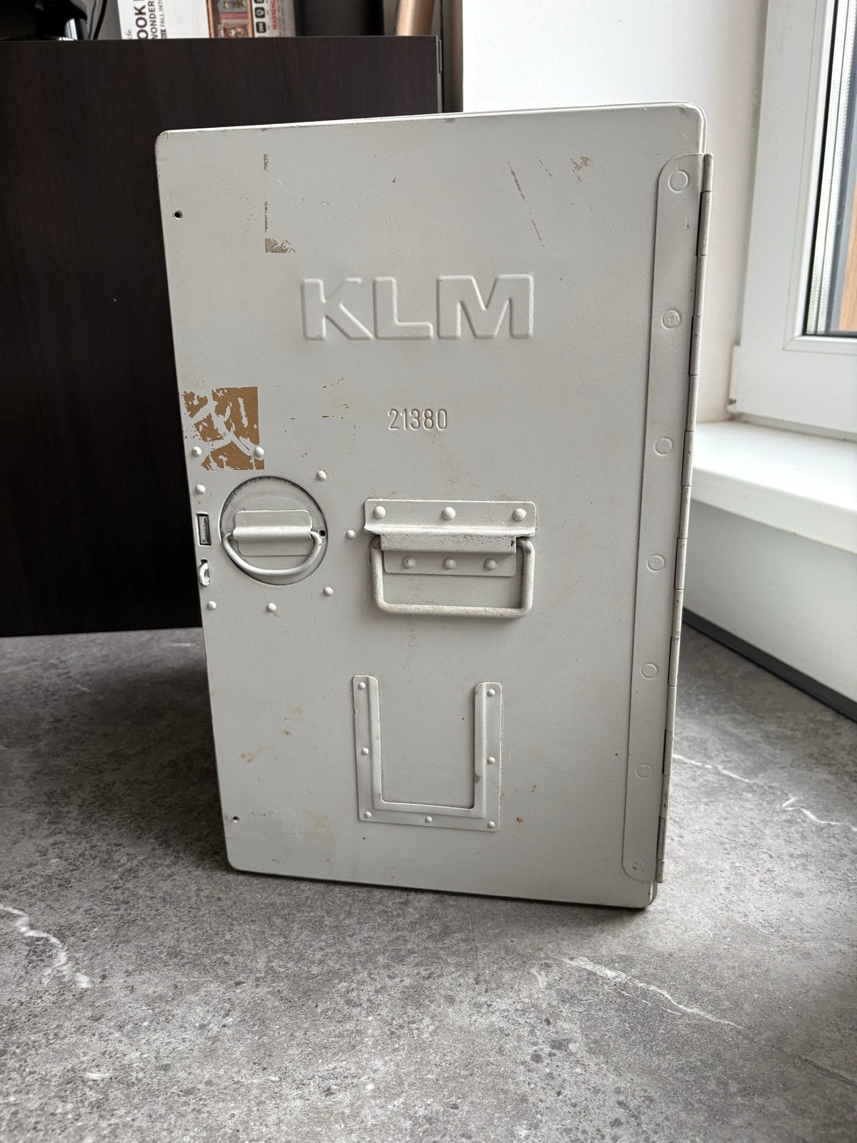 Vintage KLM vliegtuig trolley - Uniek item!, Verzamelen, Ophalen, Gebruikt, Gebruiksvoorwerp