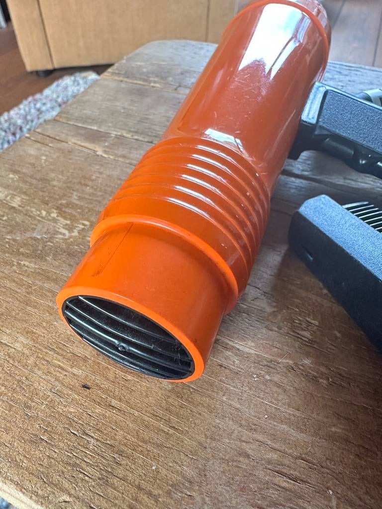 Vintage Rulon Föhn met Opzetstukken - Haarstyling Set, Ophalen of Verzenden, Gebruikt, Haarverzorging