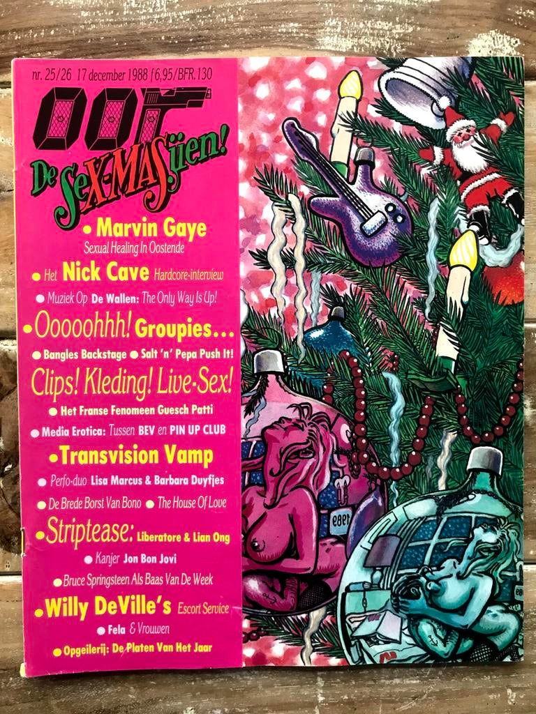 OOR Magazine 1988 NICK CAVE Transvision Vamp CENTERFOLD Kuti, Boeken, Ophalen of Verzenden, Muziek, Film of Tv
