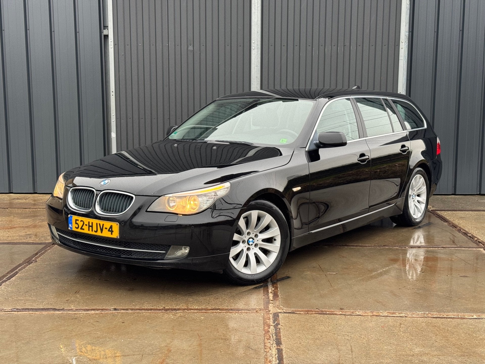 BMW 5-serie Touring 520d APK 01-2027|Leder|Navi|Dealer ondh., Auto's, BMW, Euro 5, Achterwielaandrijving, Zwart, 4 cilinders