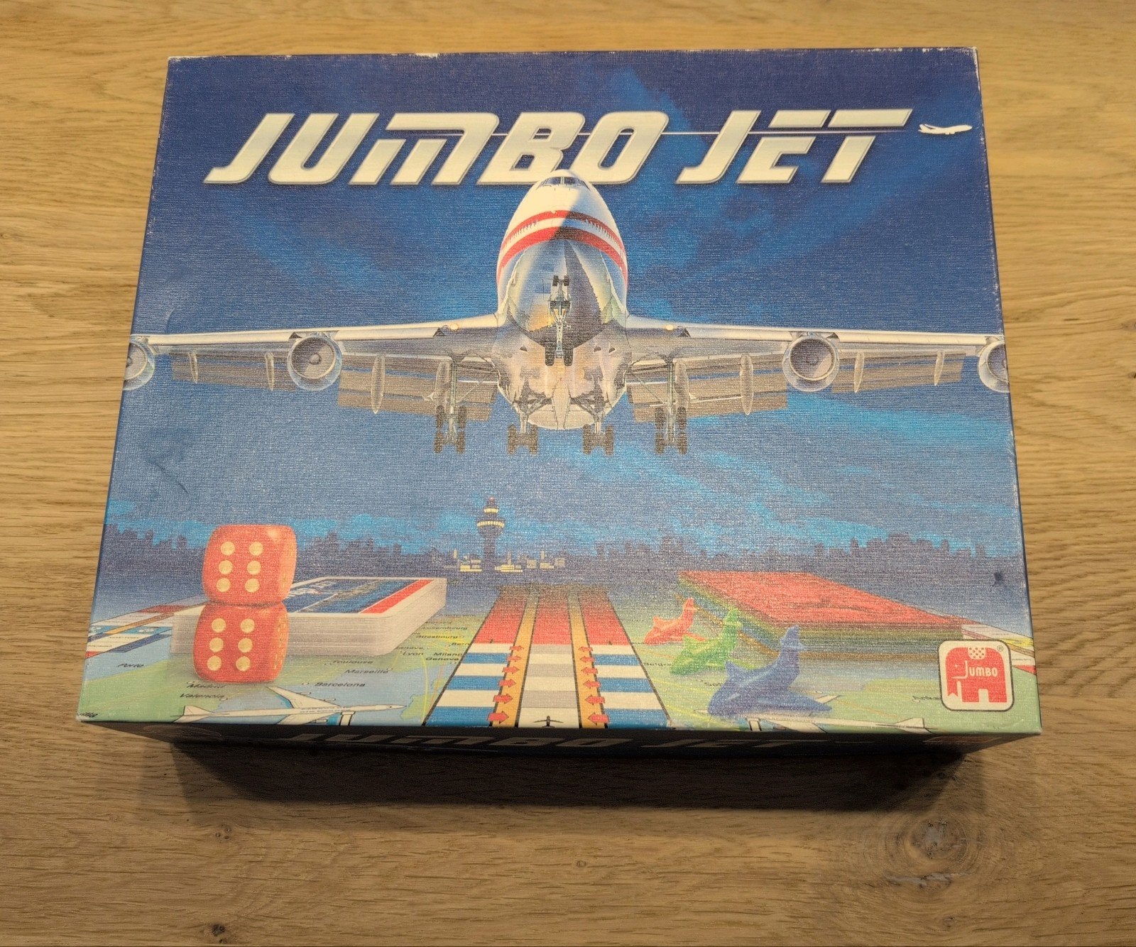 Jumbo jet vliegtuigen monopolie, Drie of vier spelers, Ophalen of Verzenden, Gebruikt, Jumbo