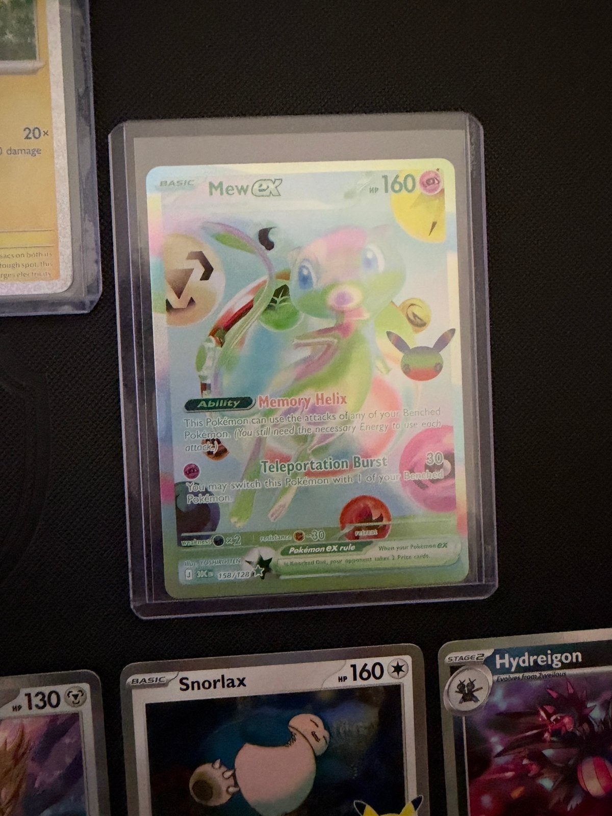 Mew EX 158/128 Pokemon 30th Anniversary set, Ophalen of Verzenden, Zo goed als nieuw