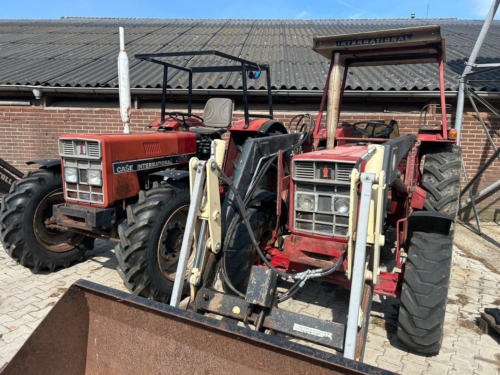 Ihc international case 633  733 allrad voorlader, Zakelijke goederen, Ophalen of Verzenden, Gebruikt, Tot 80 Pk, Deutz - Fahr