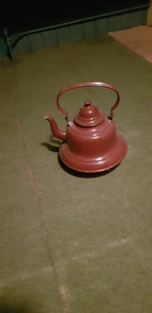 Emaille waterketel, Antiek en Kunst, Antiek | Emaille, Ophalen